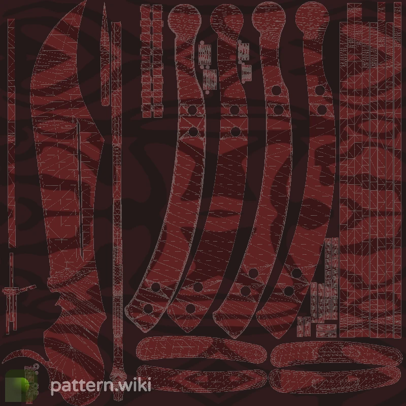 Butterfly Knife Slaughter seed 869 pattern template