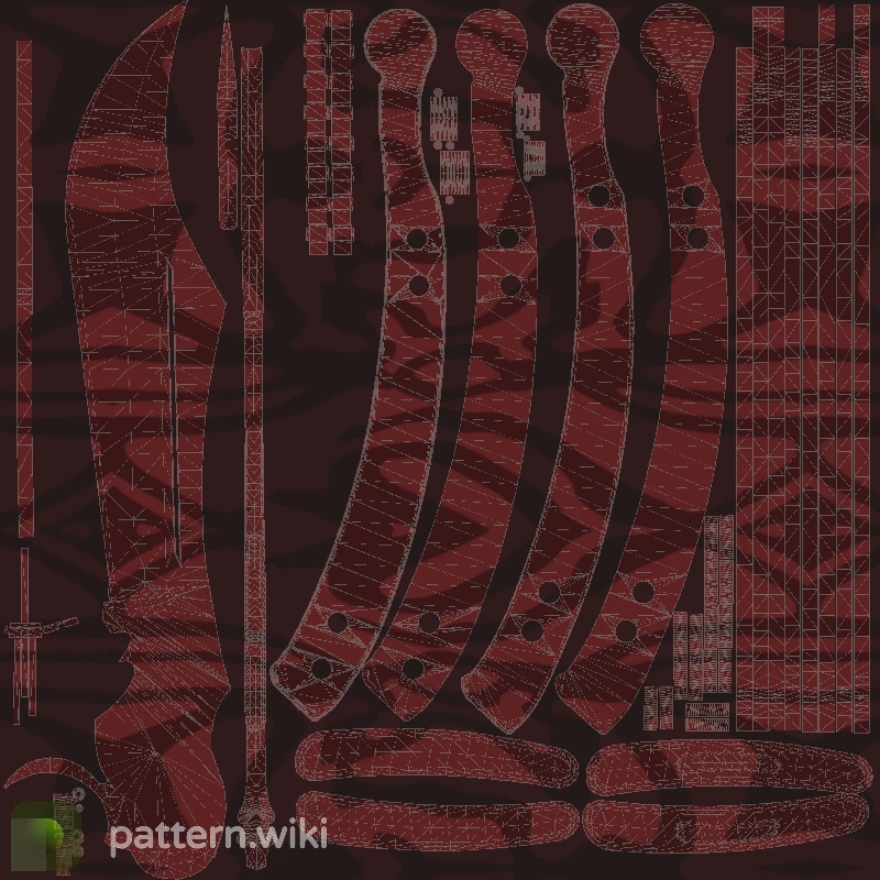 Butterfly Knife Slaughter seed 311 pattern template