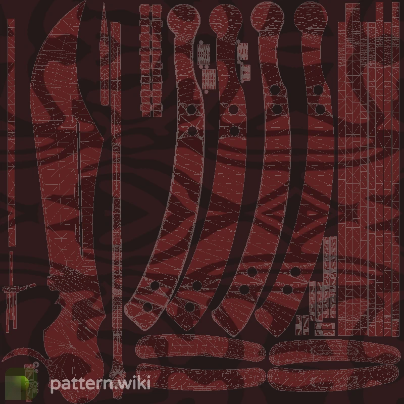 Butterfly Knife Slaughter seed 444 pattern template