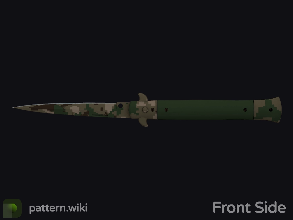 Stiletto Knife Forest DDPAT seed 638