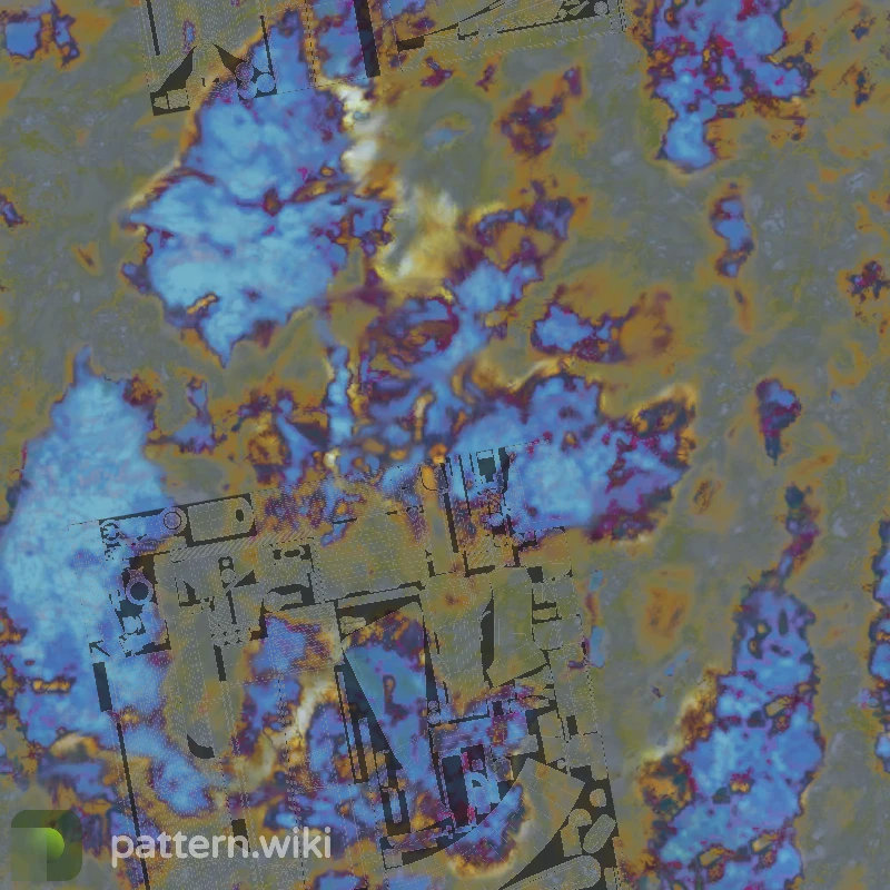 AK-47 Case Hardened seed 678 pattern template