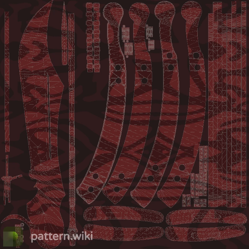 Butterfly Knife Slaughter seed 437 pattern template