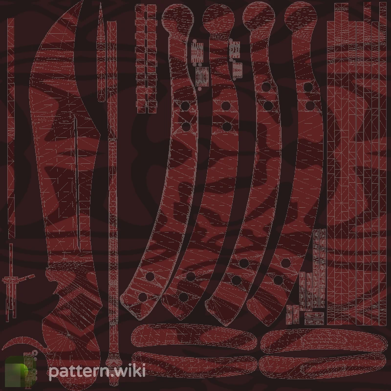 Butterfly Knife Slaughter seed 38 pattern template