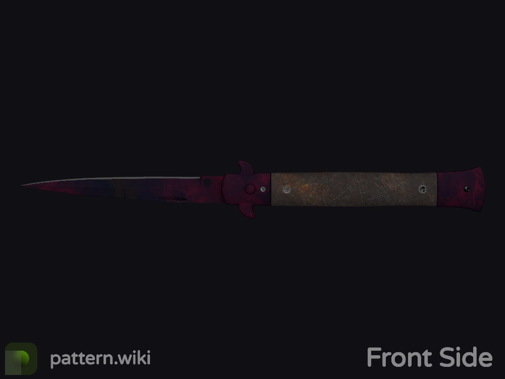 Stiletto Knife Doppler seed 714