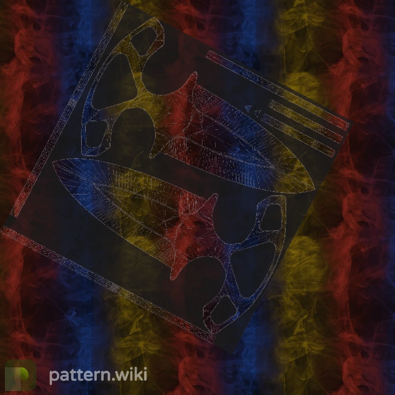 Shadow Daggers Marble Fade seed 684 pattern template