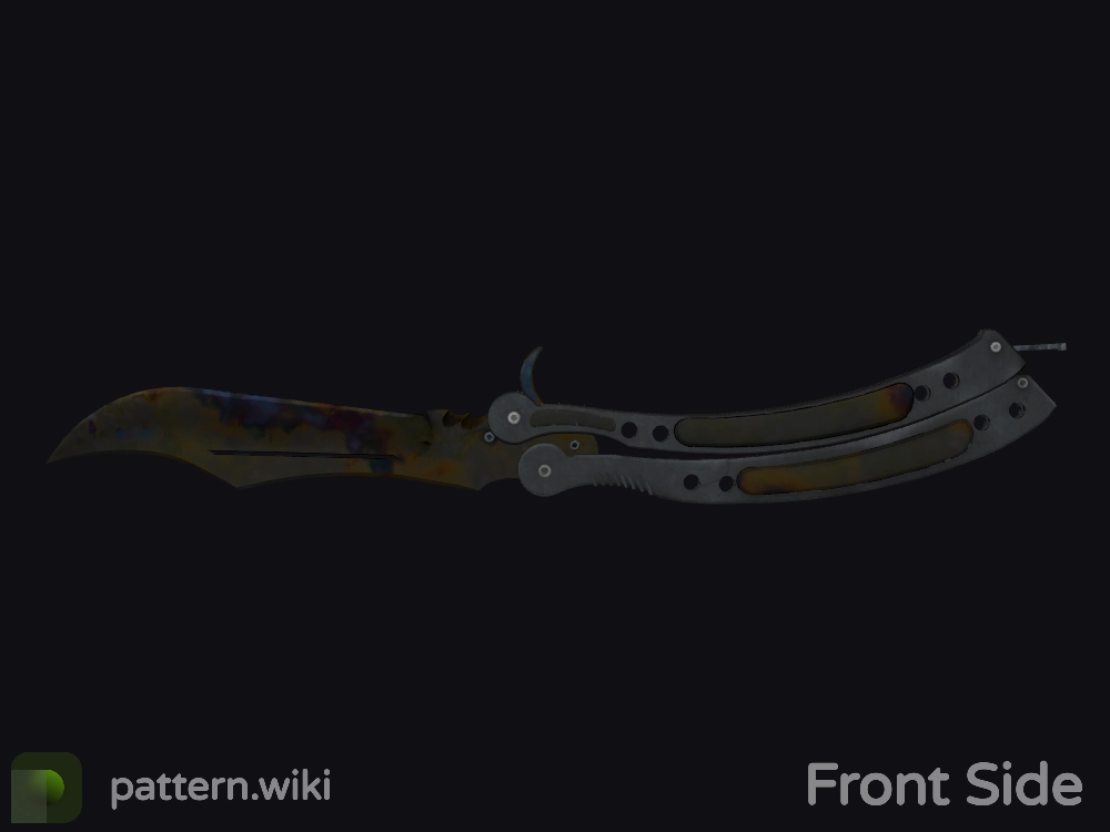 Butterfly Knife Case Hardened seed 973