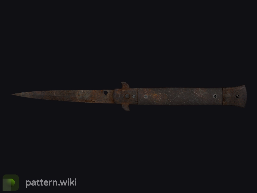 Stiletto Knife Rust Coat seed 927