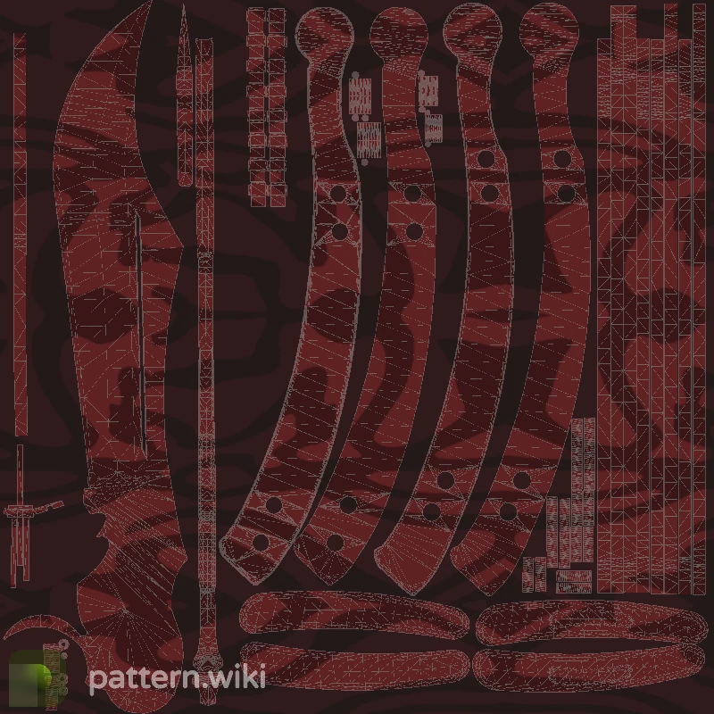 Butterfly Knife Slaughter seed 516 pattern template