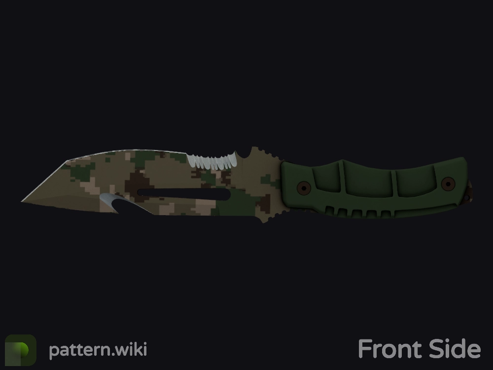 Survival Knife Forest DDPAT seed 505