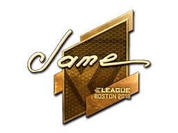 Sticker Jame (Gold) | Boston 2018 preview