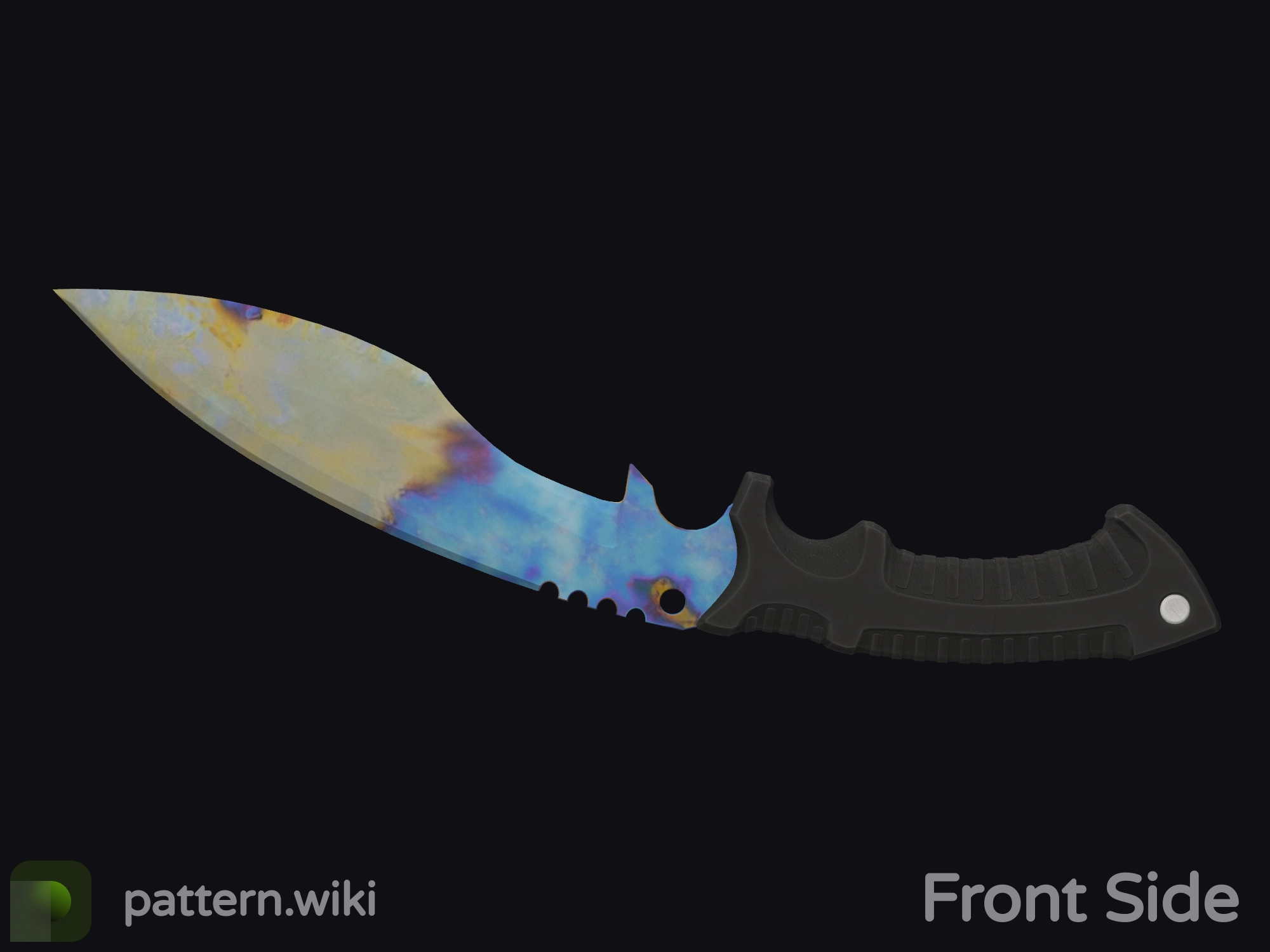 Kukri Knife Case Hardened seed 191