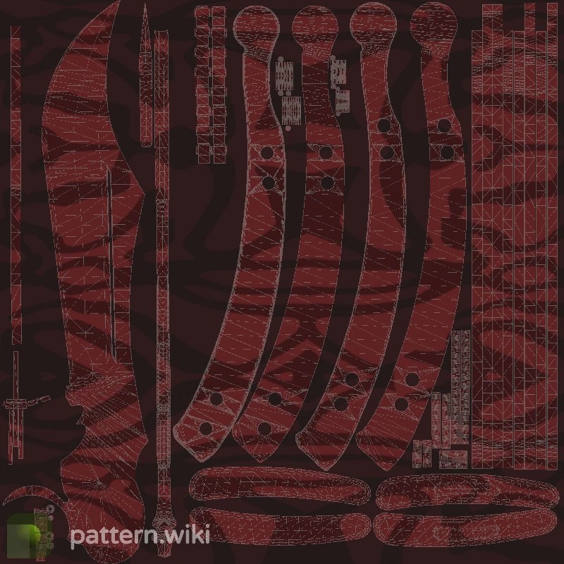 Butterfly Knife Slaughter seed 840 pattern template