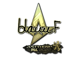 Sticker blameF (Gold) | Antwerp 2022 preview