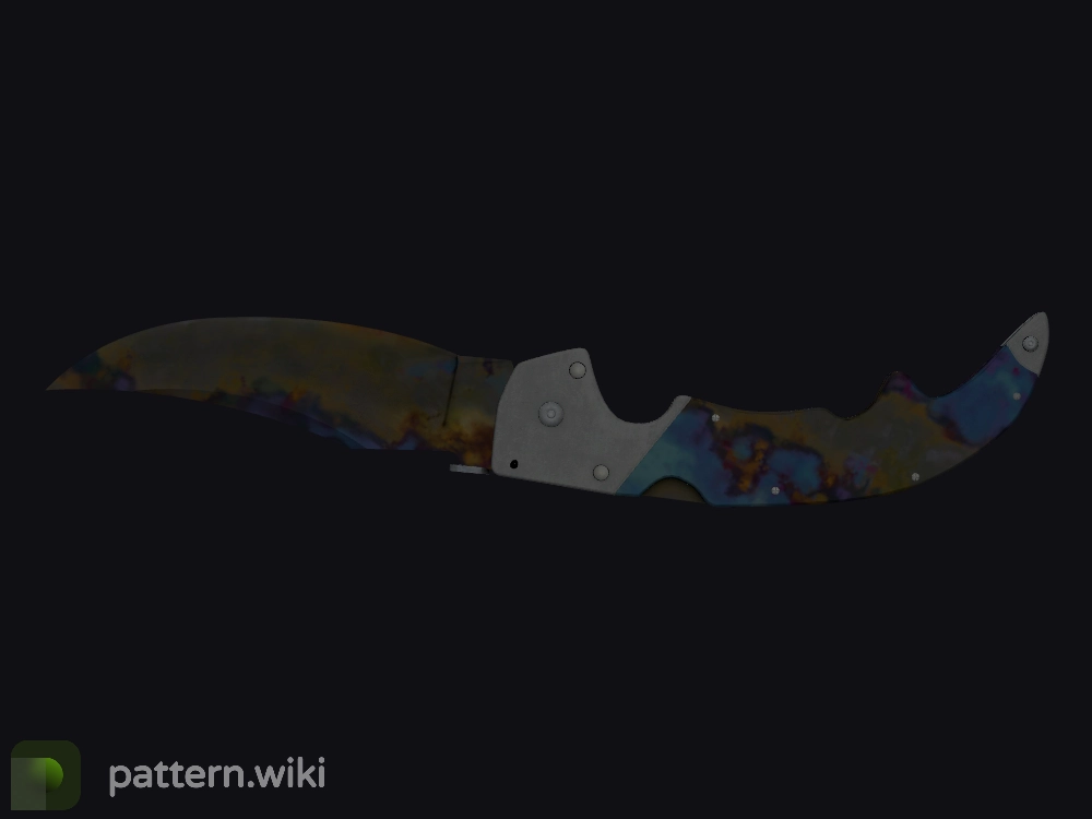 Falchion Knife Case Hardened seed 137