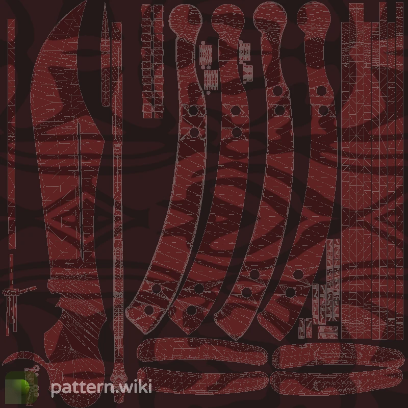 Butterfly Knife Slaughter seed 484 pattern template