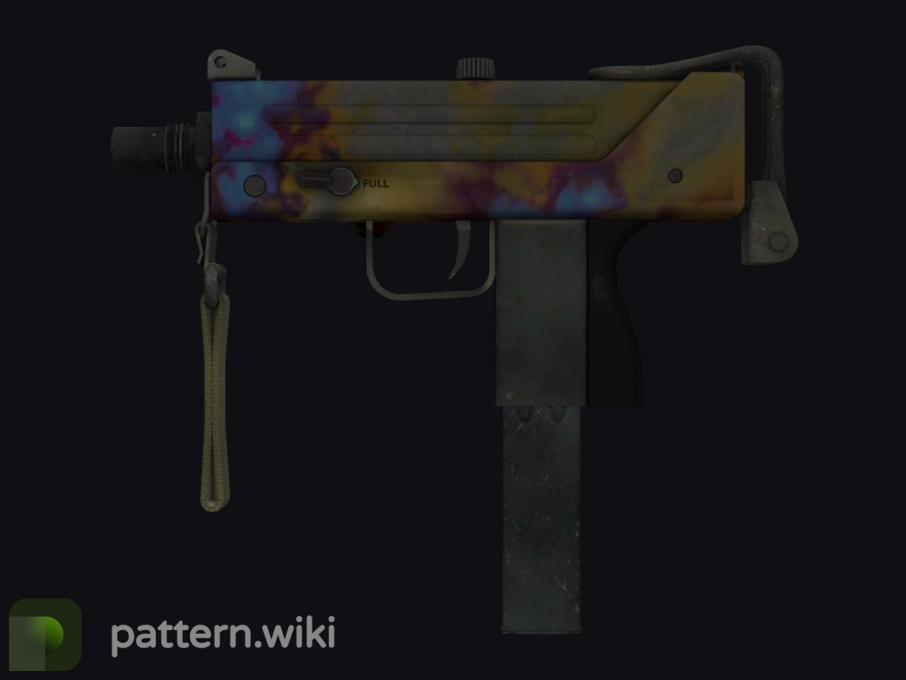 MAC-10 Case Hardened seed 605