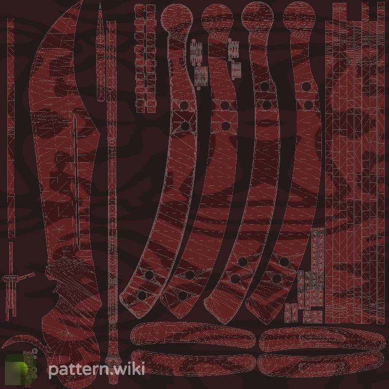 Butterfly Knife Slaughter seed 340 pattern template