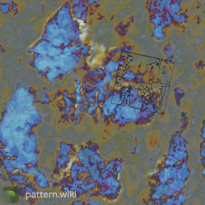 Five-SeveN Case Hardened seed 925 pattern template