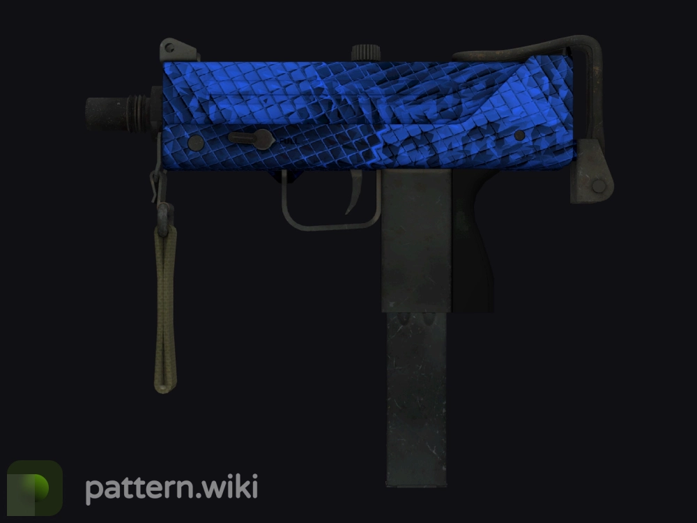 MAC-10 Lapis Gator seed 331