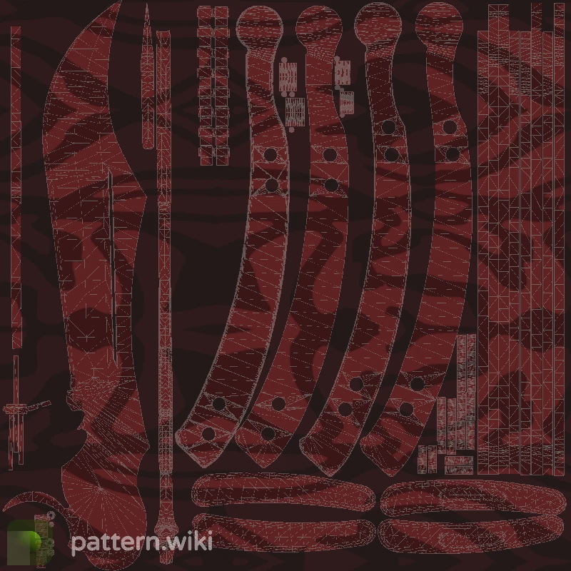 Butterfly Knife Slaughter seed 413 pattern template