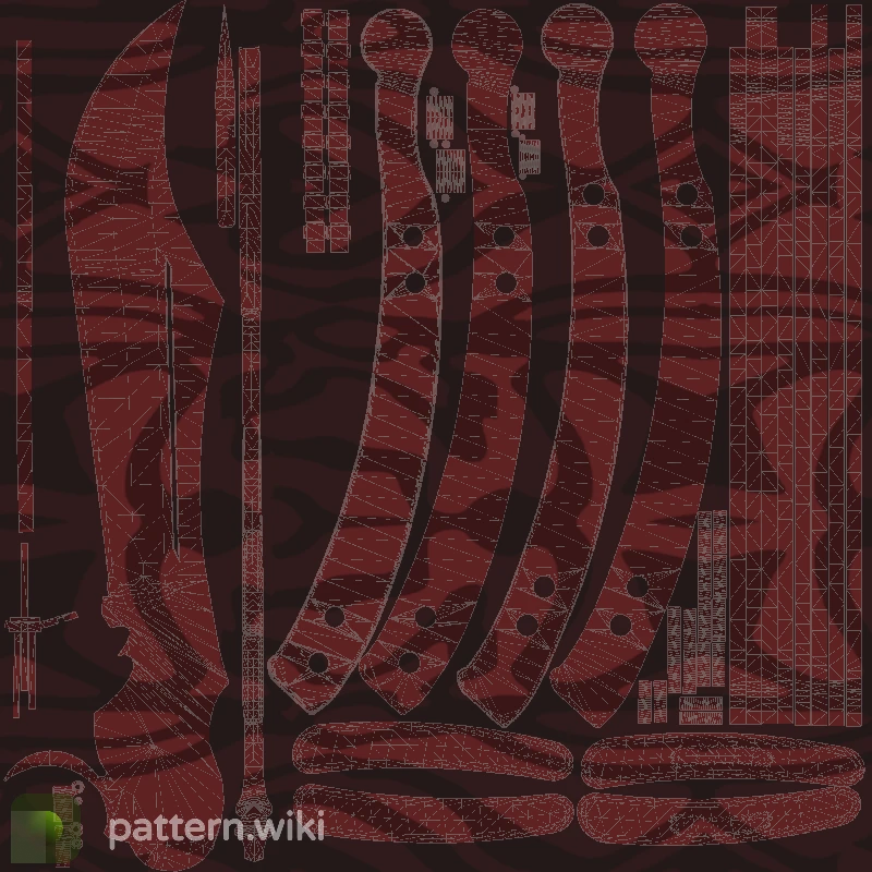 Butterfly Knife Slaughter seed 336 pattern template