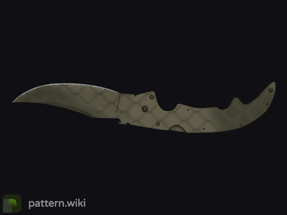 Falchion Knife Safari Mesh seed 122