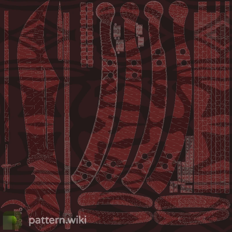 Butterfly Knife Slaughter seed 324 pattern template