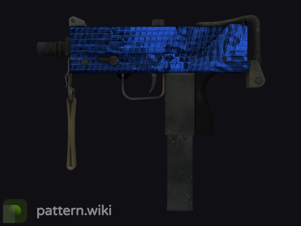 MAC-10 Lapis Gator seed 447