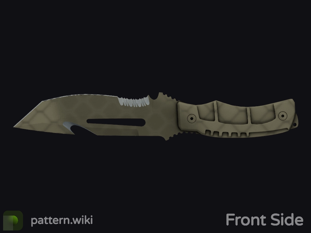 Survival Knife Safari Mesh seed 196