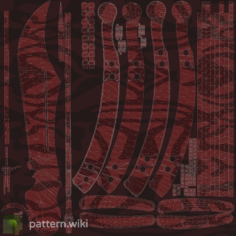 Butterfly Knife Slaughter seed 671 pattern template