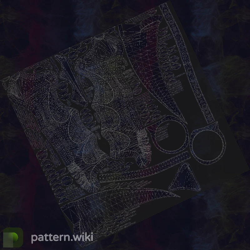 Karambit Doppler seed 47 pattern template