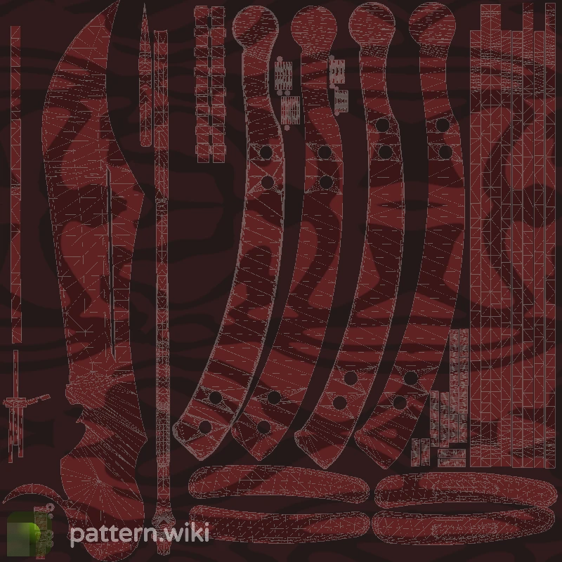 Butterfly Knife Slaughter seed 318 pattern template