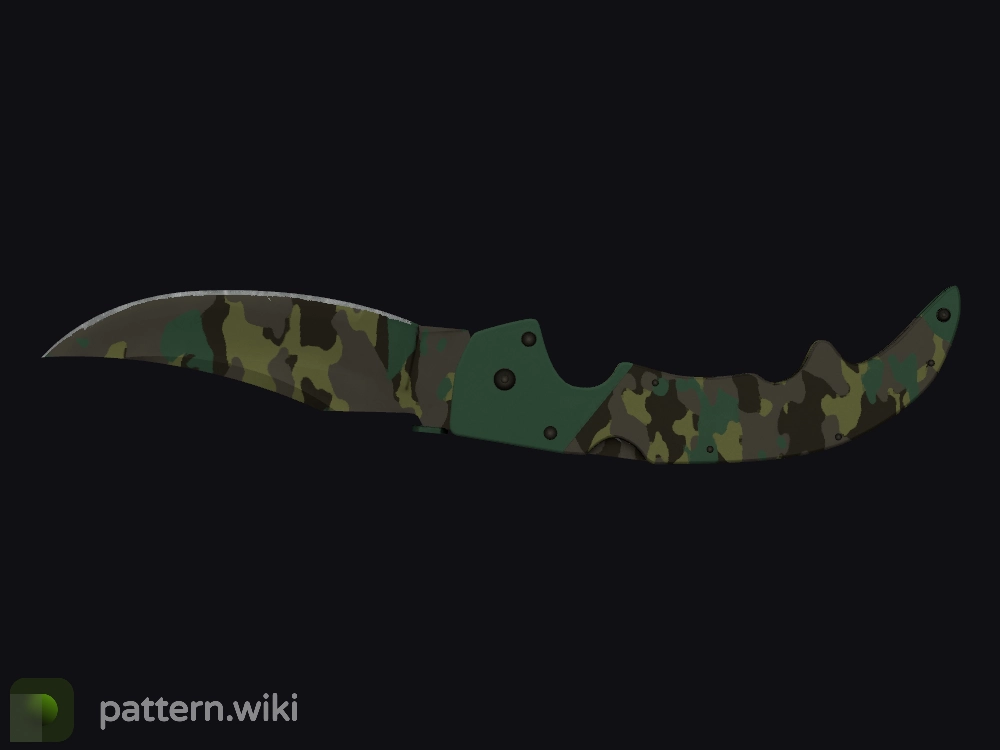 Falchion Knife Boreal Forest seed 86