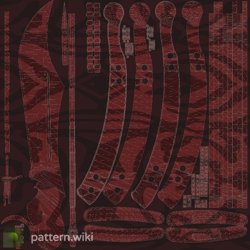 Butterfly Knife Slaughter seed 877 pattern template