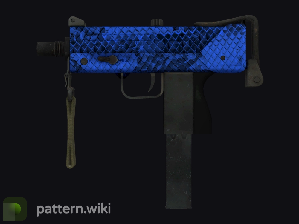 MAC-10 Lapis Gator seed 163