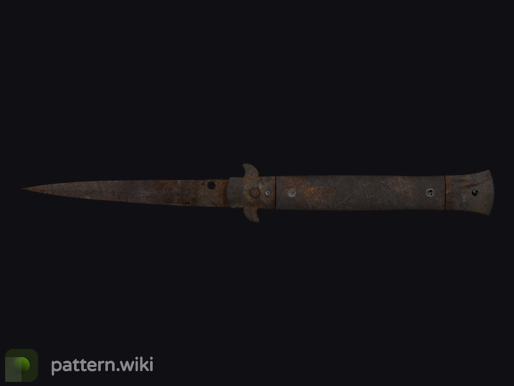 Stiletto Knife Rust Coat seed 340