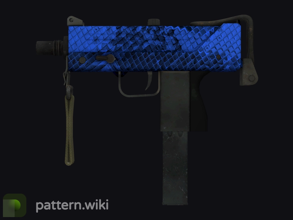 MAC-10 Lapis Gator seed 164