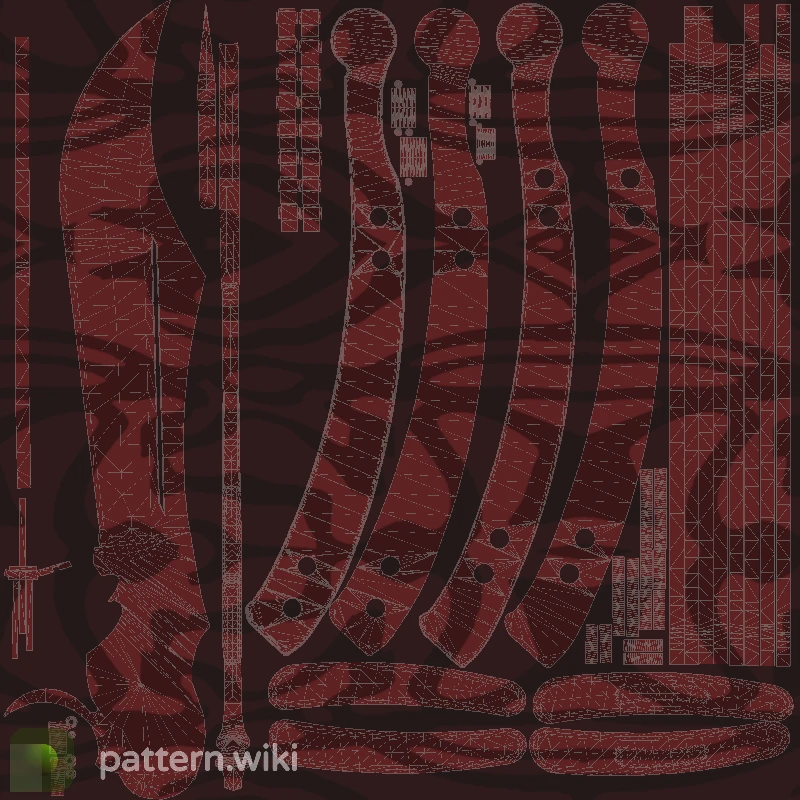 Butterfly Knife Slaughter seed 878 pattern template