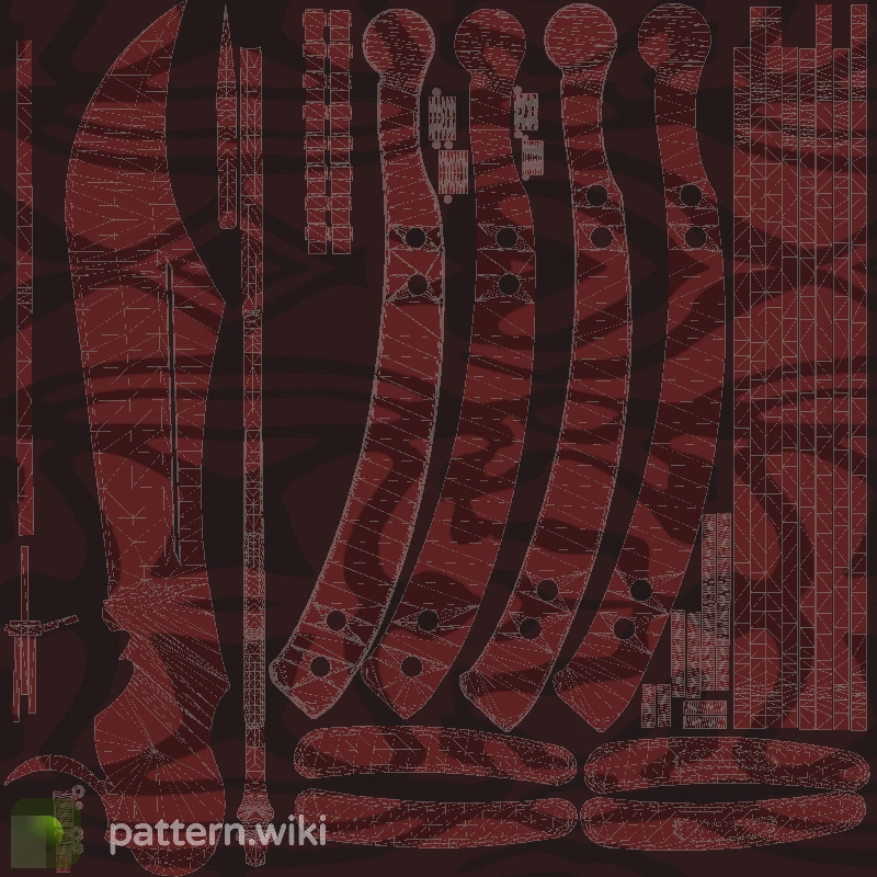 Butterfly Knife Slaughter seed 342 pattern template