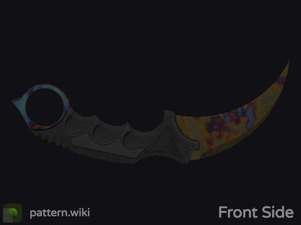 Karambit Case Hardened seed 520