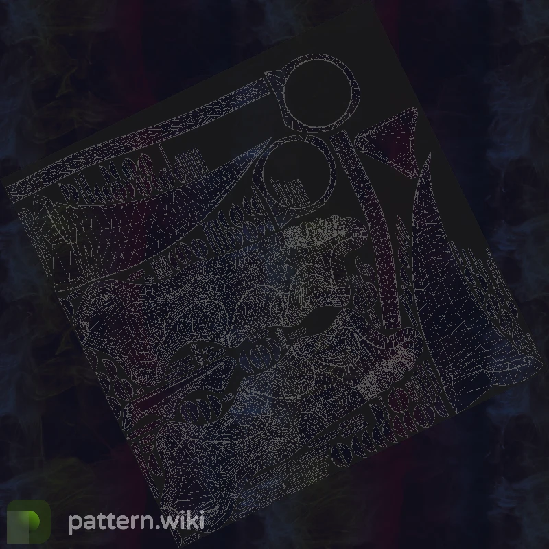 Karambit Doppler seed 8 pattern template