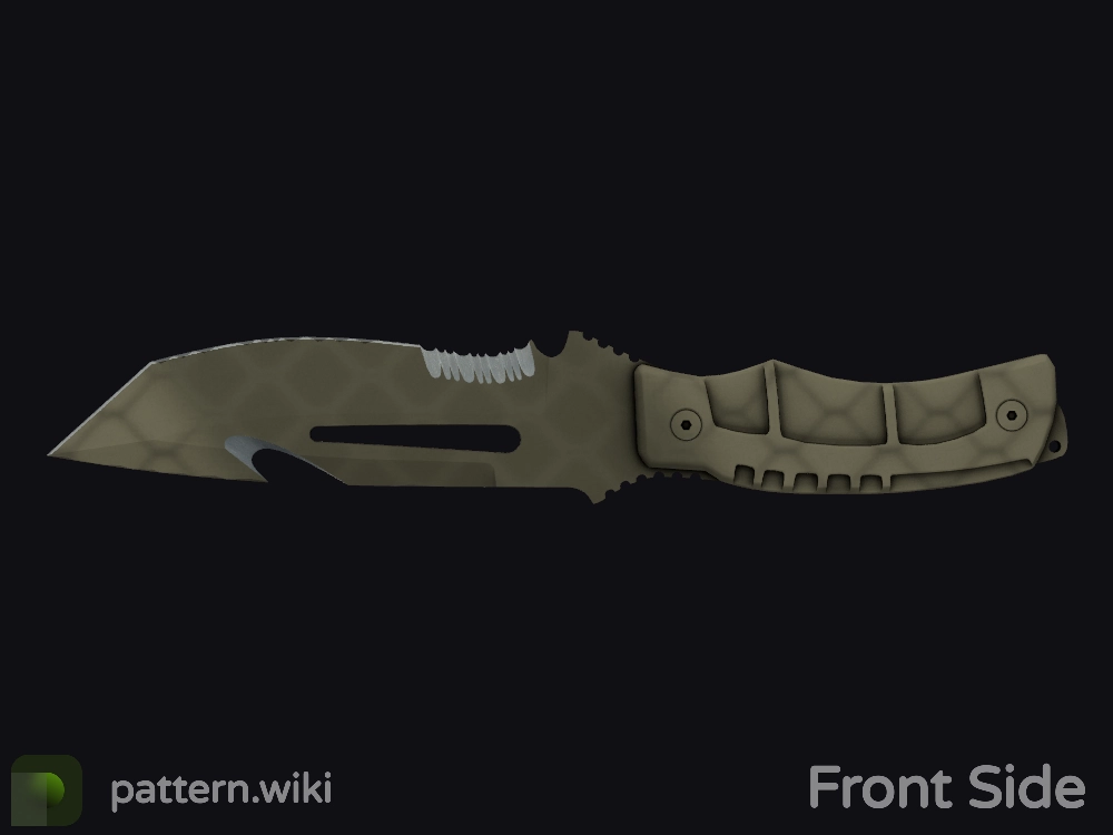 Survival Knife Safari Mesh seed 419