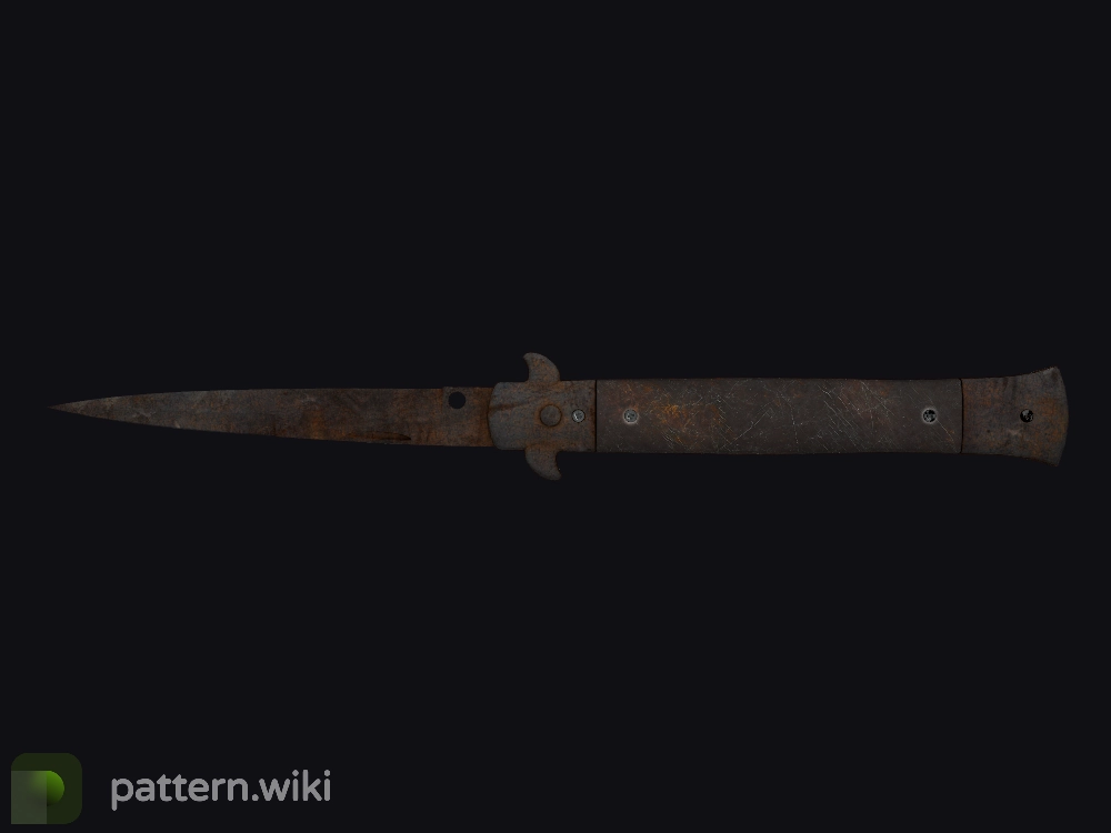 Stiletto Knife Rust Coat seed 405