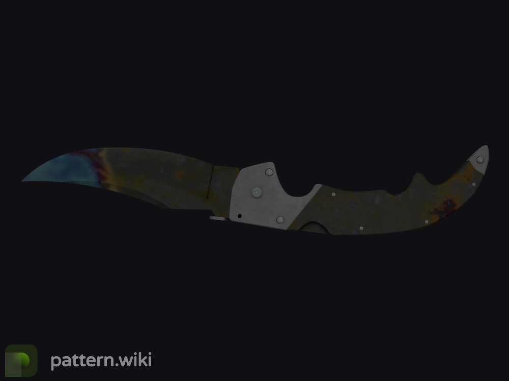 Falchion Knife Case Hardened seed 228