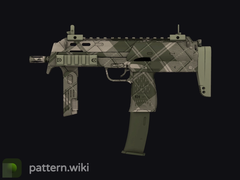 MP7 Olive Plaid seed 929