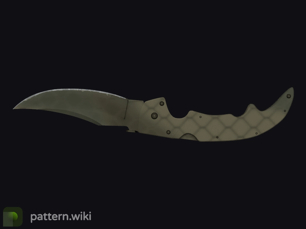 Falchion Knife Safari Mesh seed 964