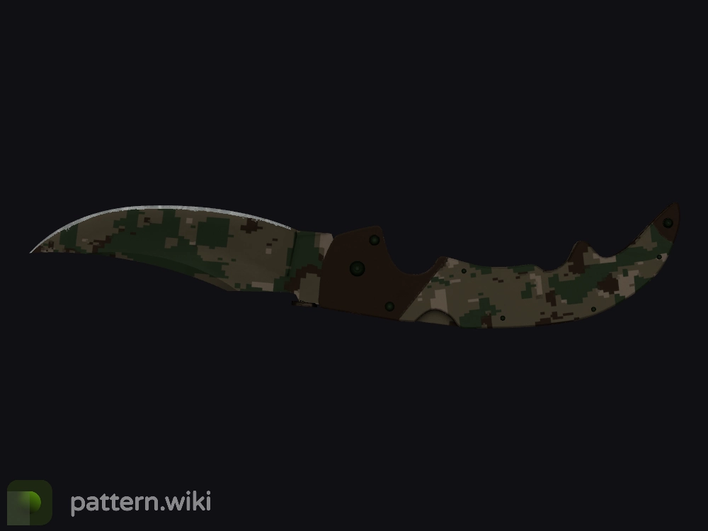 Falchion Knife Forest DDPAT seed 682