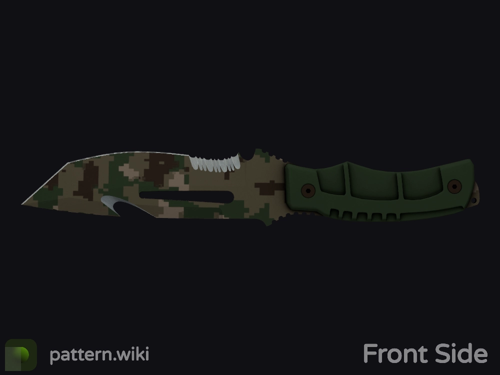 Survival Knife Forest DDPAT seed 122