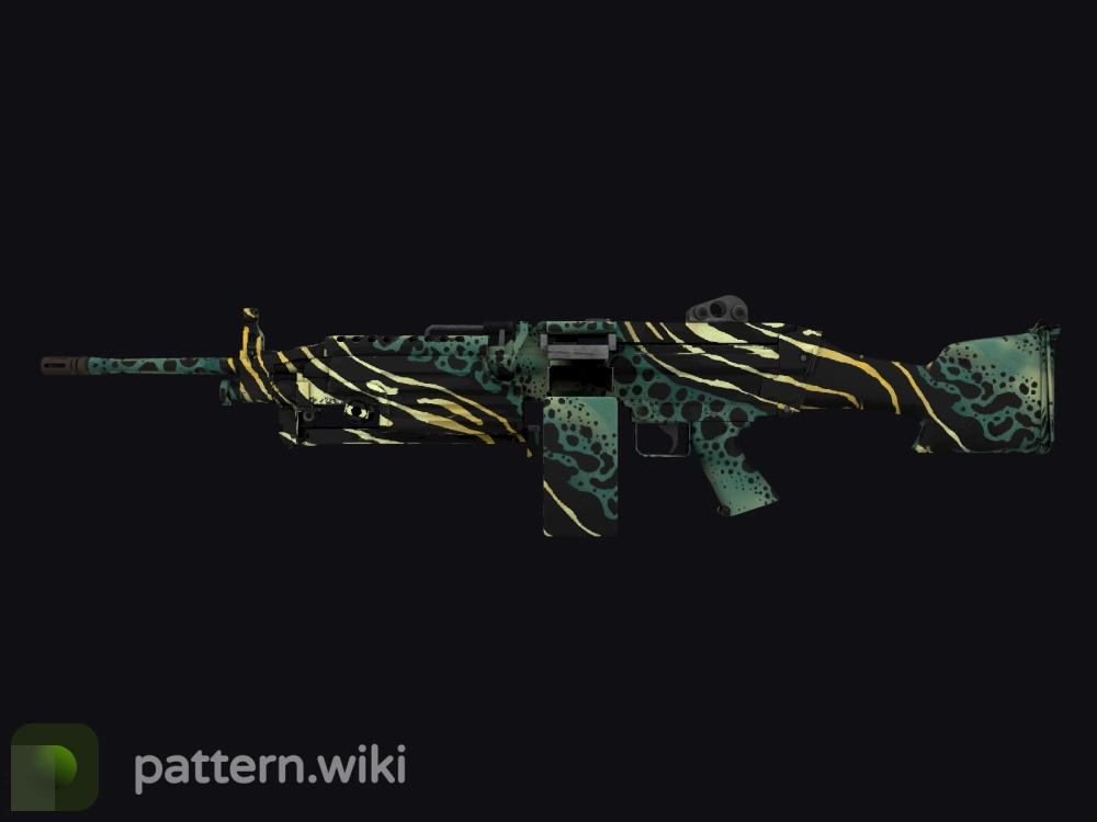 M249 Emerald Poison Dart seed 275