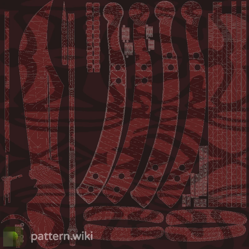 Butterfly Knife Slaughter seed 998 pattern template